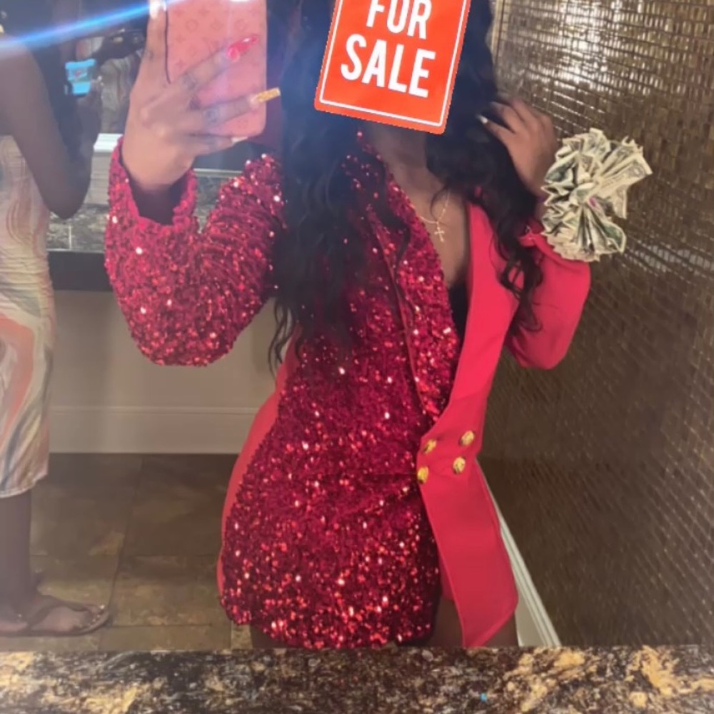 Custom Red Dress